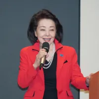 国家基本問題研究所の櫻井よしこ理事長は10月11日、「2026台日科技未来フォーラム」で講演し、高市早苗首相が推進する「POWERR Asia」について紹介した。(蔡親傑撮影) 国家基本問題研究所の櫻井よしこ理事長は10月11日、「2026台日科技未来フォーラム」で講演し、高市早苗首相が推進する「POWERR Asia」について紹介した。(蔡親傑撮影)