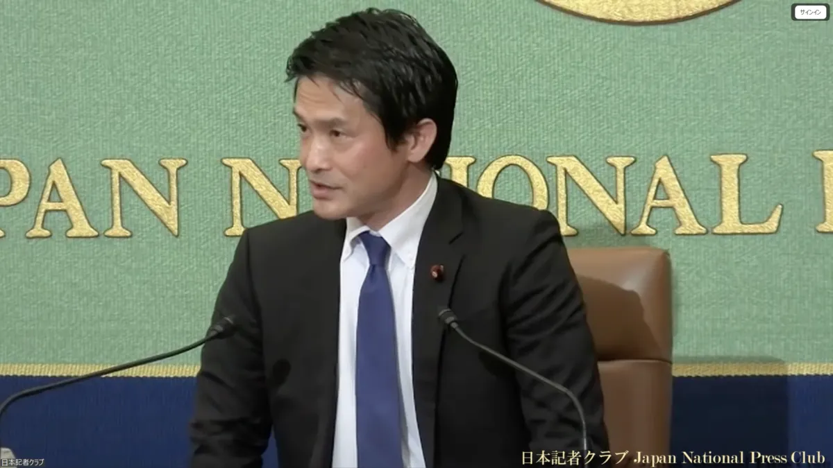 中道改革連合・小川淳也代表が日本記者クラブで会見、衆院選敗北を総括 「競争力のある福祉国家」実現を提唱 | 黃信維(コウ・シンイ) | ニュース - 風傳媒日本語版