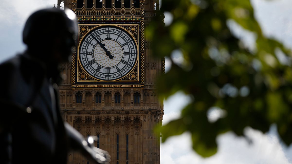 英國著名地標大笨鐘。(資料照,美聯社) 英國著名地標大笨鐘。(資料照,美聯社)
