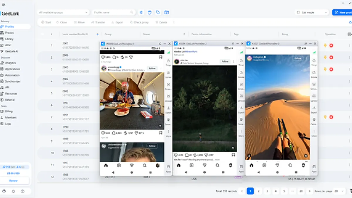 GeeLark Expands In-App Automation for Mobile-First Social Media Teams