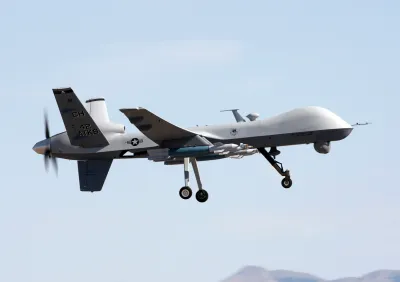 美國MQ-9死神(MQ-9 Reaper)無人機(維基百科 公有領域)