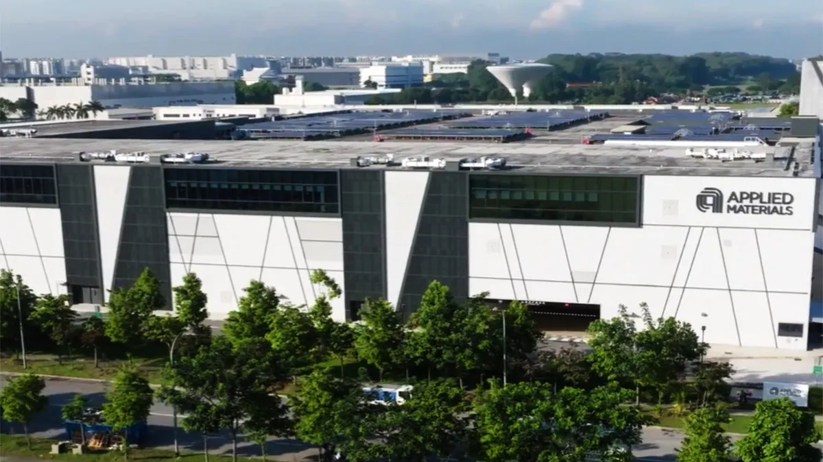 應材新加坡淡濱尼園區(Tampines Campus)正式量產,無塵室產能翻倍。(應用材料提供)