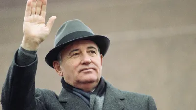 蘇聯末代領導人、冷戰終結者戈巴契夫(Mikhail Gorbachev),攝於1989年11月(AP)