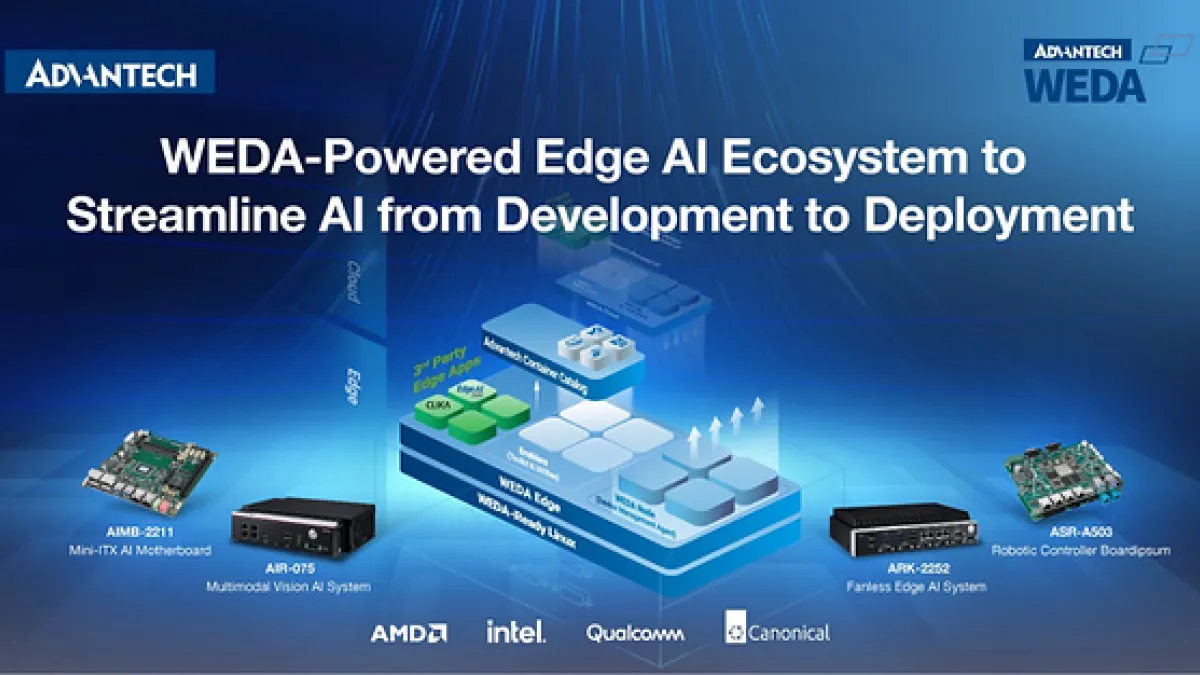 Advantech Expands WEDA-Powered Edge AI Ecosystem with Intel, Qualcomm, and AMD