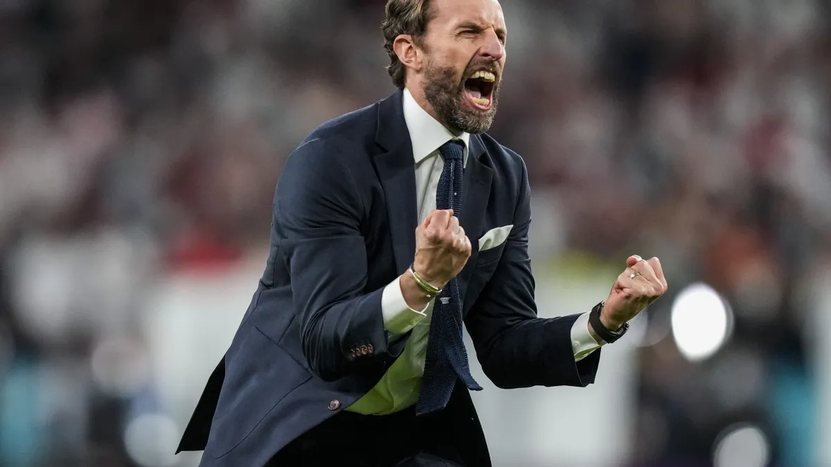 2020歐洲國家盃(歐國盃),英格蘭國家隊總教練紹斯蓋特(Gareth Southgate)(AP)