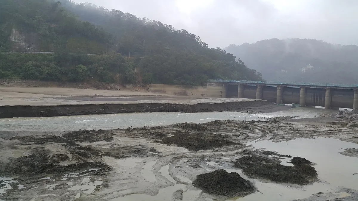 新店直潭壩泥沙淤積嚴重 陳永福痛批如何蓄水