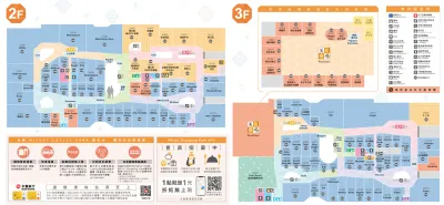 台南三井OUTLET平面圖。(圖/取自台南三井OUTLET官網)