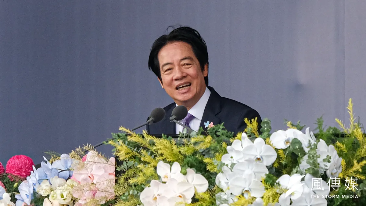 國慶演講賴清德提出百工百業護國群山,其志可嘉但其言甚蠢因為不可能作到。(劉偉宏攝)