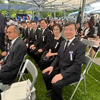 『産経新聞』によると、広島市は今年初めに初めて台湾に出席を正式通知した。一方、長崎市は台湾側から参加の意向を受けた後に招待状を送った。(写真/駐日代表処提供) 『産経新聞』によると、広島市は今年初めに初めて台湾に出席を正式通知した。一方、長崎市は台湾側から参加の意向を受けた後に招待状を送った。(写真/駐日代表処提供)