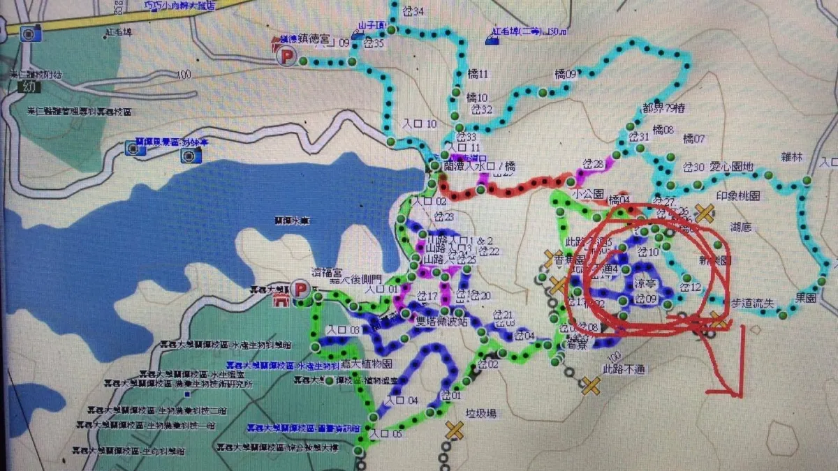 2民眾迷途蘭潭筍寮步道 警以手機定位助平安脫困