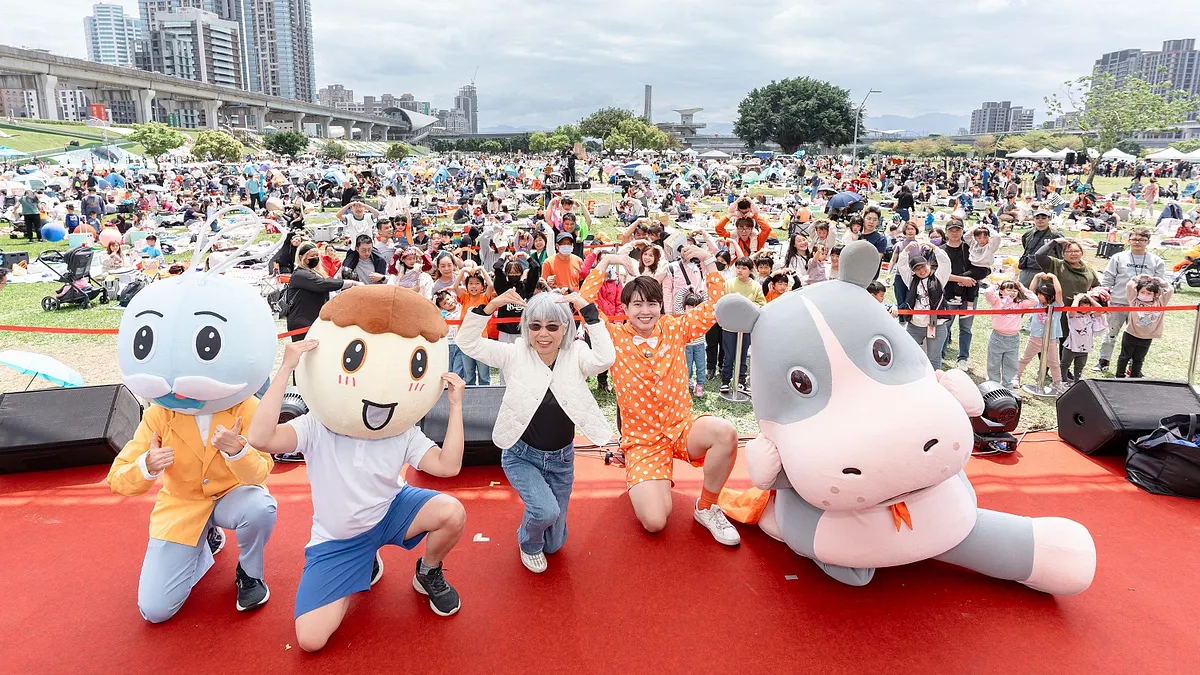 未來親子野餐日10週年慶生派對圓滿落幕。(圖/未來親子提供) 未來親子野餐日10週年慶生派對圓滿落幕。(圖/未來親子提供)