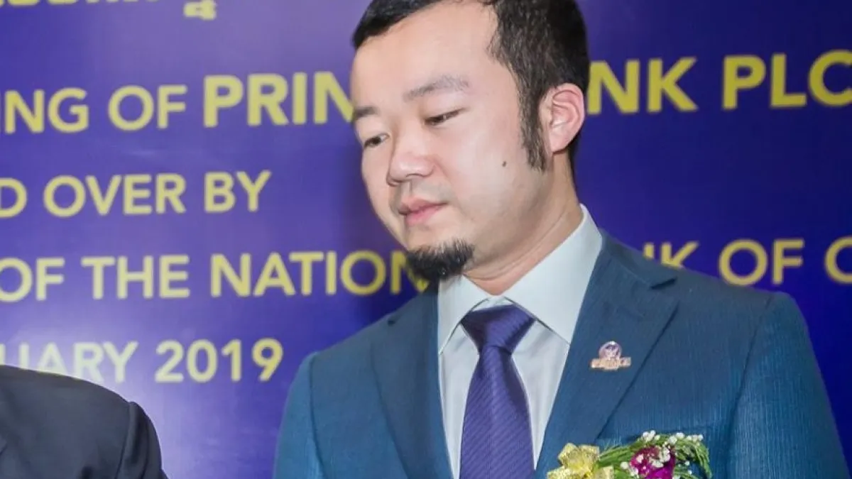 陳志本人持有太子銀行股權比率高達99.56%。(資料照,取自臉書粉專Prince Bank Plc.)