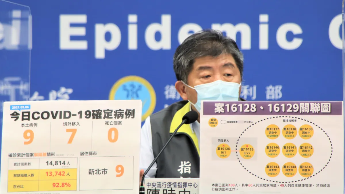 第九輪公費疫苗開放BNT預約?陳時中:「有這個可能。」(中央流行疫情指揮中心提供)