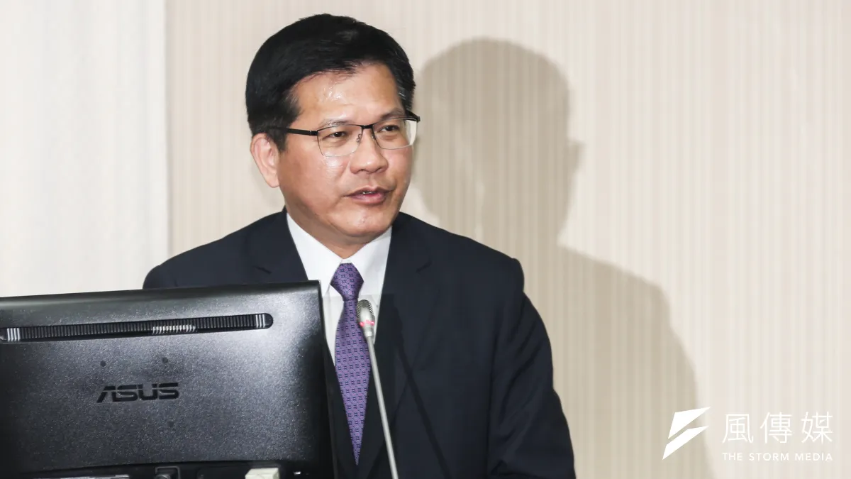 交通部長林佳龍3日赴立法院交通委員會進行「宜蘭縣南方澳大橋斷裂事件專題報告」。(簡必丞攝)
