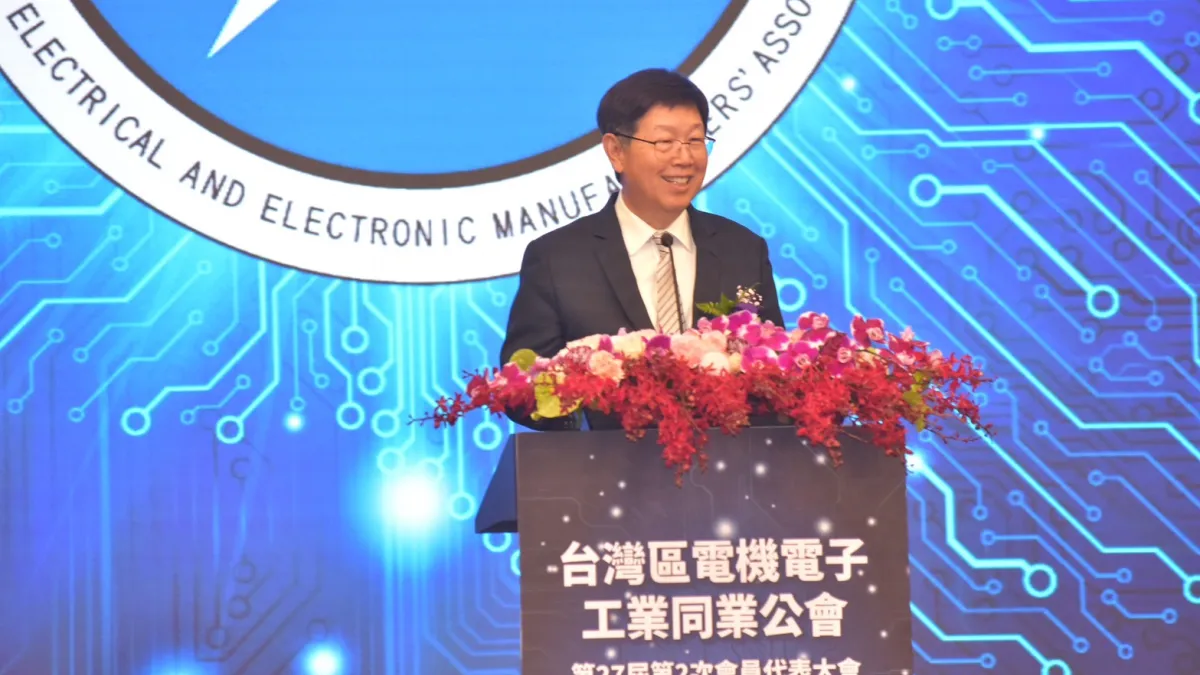 電電公會理事長劉揚偉表示,人工智慧(AI)、高效能運算與雲端應用快速崛起,已成為驅動全球經濟成長的重要核心動能。(電電公會提供)
