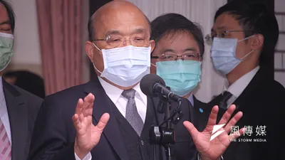 蘇貞昌從5日太魯閣號事故之後,就沒再接受媒體訪問。(資料照,蔡親傑攝)