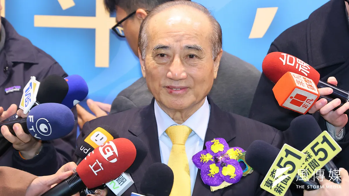 前立法院長王金平會議「中道和平」,却被民進黨人批評為「以投降、反戰包裝和平」。(顏麟宇攝)