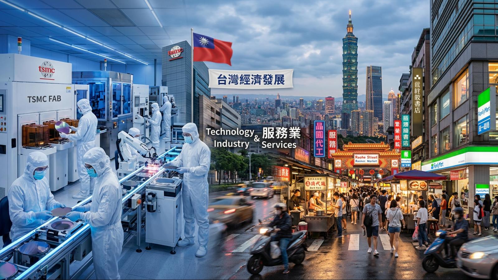 印永翔專欄:台灣經濟的兩種力量─半導體拉動產值,服務業承接就業