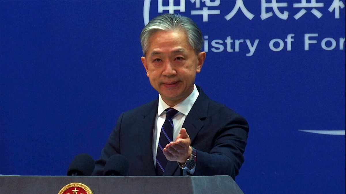 中國外交部發言人汪文斌。(資料照,美聯社) 中國外交部發言人汪文斌。(資料照,美聯社)