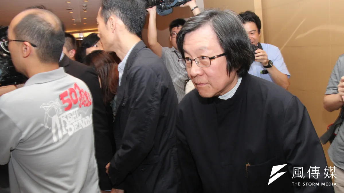 秘書長邱義仁出席亞東關係協會會長改選。(資料照片,王德為攝)
