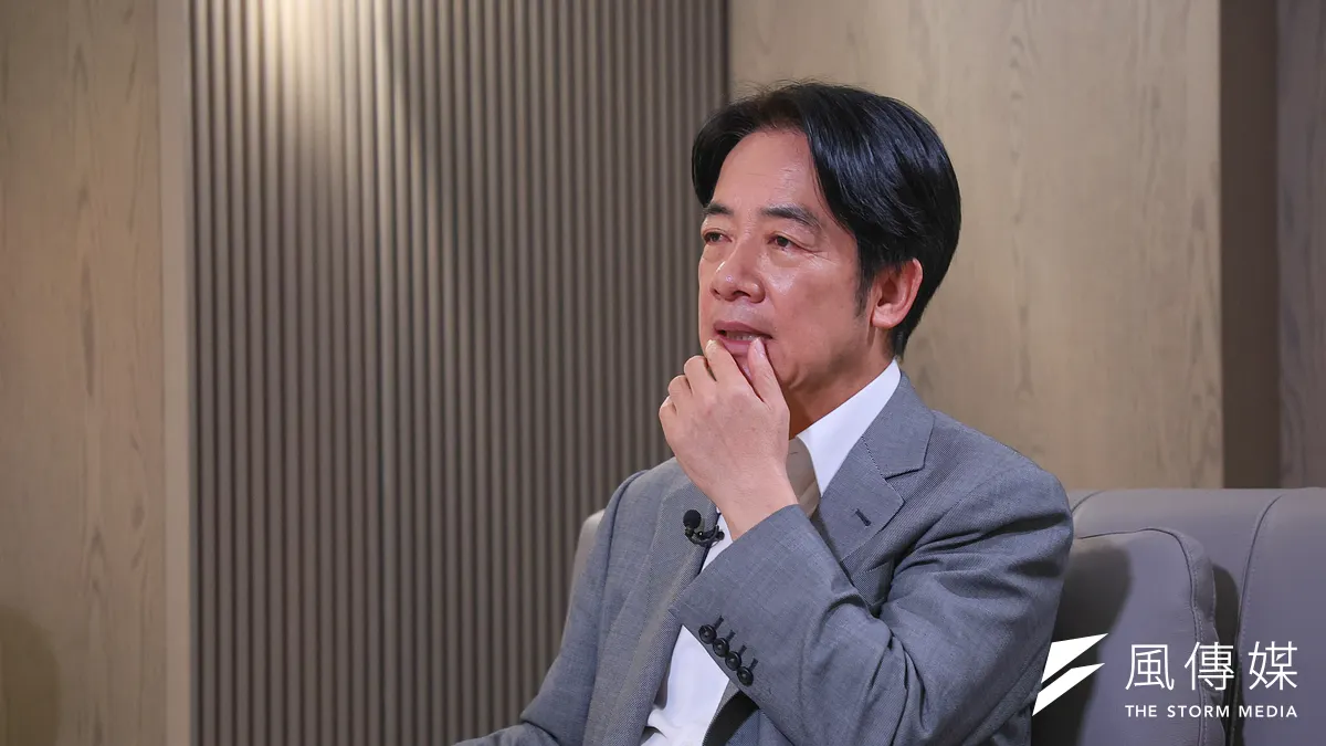 民進黨總統參選人賴清德(見圖)在《下班瀚你聊》節目中回憶,他當年因勸人不要逆向行駛反被打到昏迷的往事。(顏麟宇攝) 民進黨總統參選人賴清德(見圖)在《下班瀚你聊》節目中回憶,他當年因勸人不要逆向行駛反被打到昏迷的往事。(顏麟宇攝)