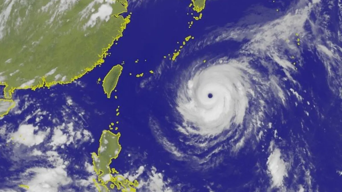 颱風瑪莉亞將成為今年度侵台首例,中央氣象局已於9日下午2:30分發布海上警報。(取自中央氣象局)