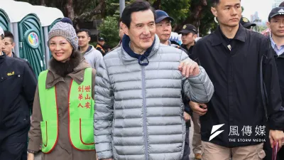 20190127-前總統馬英九出席「第29屆寒士吃飽30尾牙」。(蔡親傑攝)