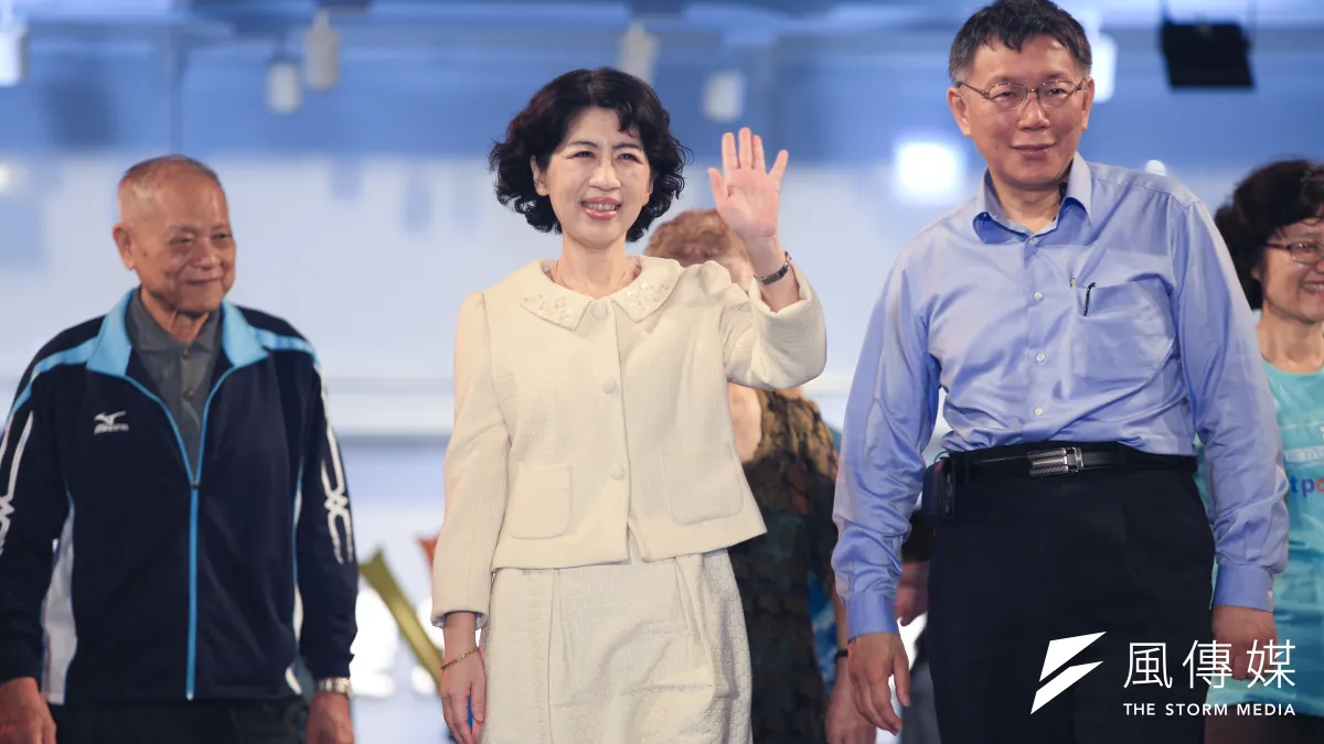 台北市長柯文哲妻子陳佩琪19日在臉書發文,暗民進黨是加害者,而柯文哲則是政治受虐兒。(資料照,簡必丞攝)
