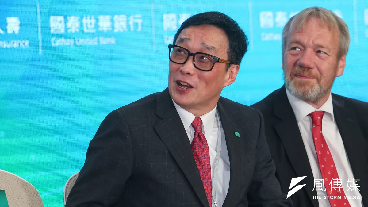 2026年6月26日,國泰世華銀行董事長郭明鑑正式辭去董事長職務。(資料照,顏麟宇攝)