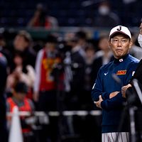 侍ジャパンは韓国との連戦を前に東京ドームで公式練習と会見を実施し、WBCの新ルール適応に向けて最終調整を進めた。(写真/丁勤紜提供) 侍ジャパンは韓国との連戦を前に東京ドームで公式練習と会見を実施し、WBCの新ルール適応に向けて最終調整を進めた。(写真/丁勤紜提供)