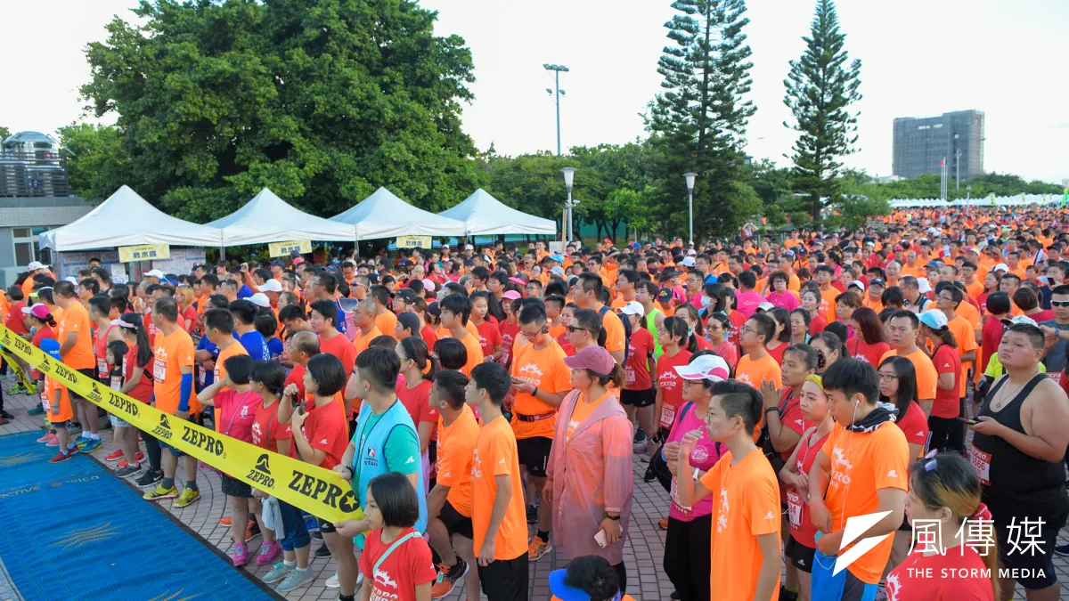 2019 ZEPRO CITY RUN城市路跑-彰化場」,七千五百多名路跑跑者參與,透過路跑巡禮鹿港古蹟,認識在地美食。(圖/王秀禾攝)