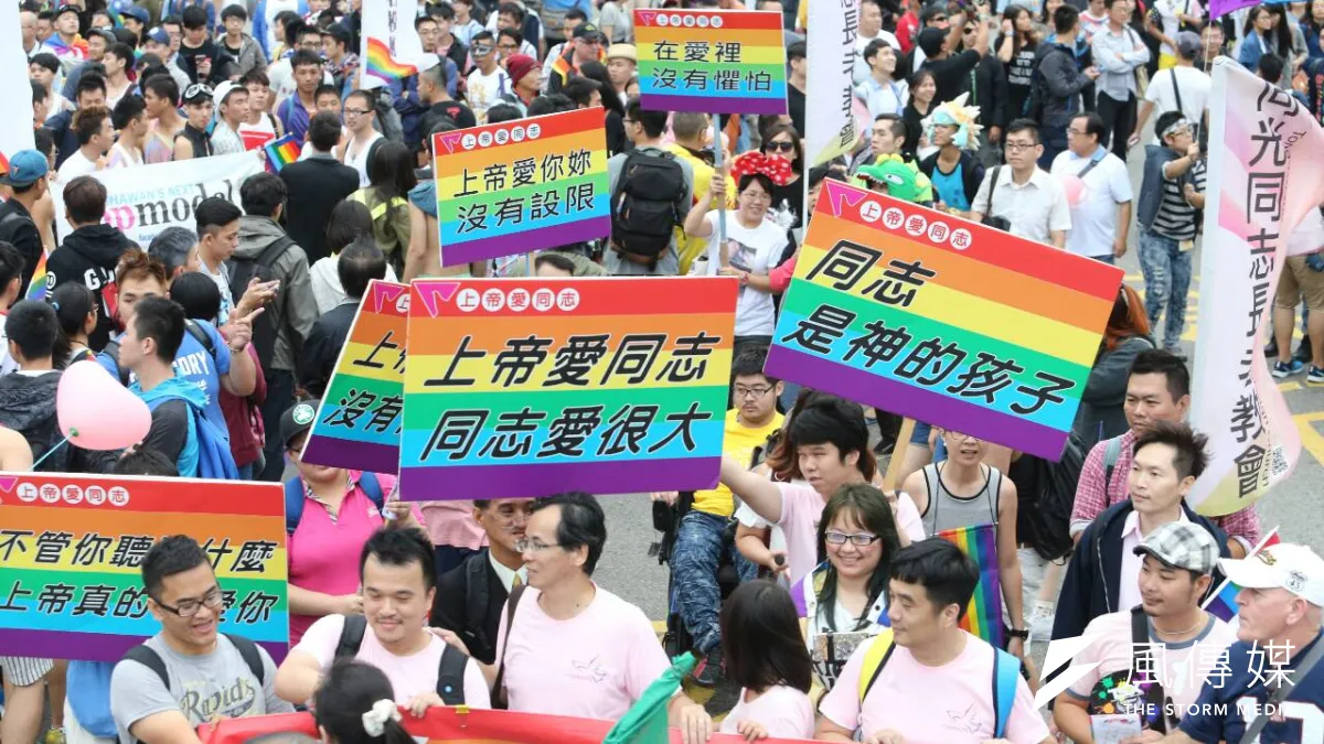 民進黨立委蘇巧慧、尤美女辦公室相繼出手幫助,台灣同志大遊行最後終於在遊行前10天順利借到場地。(資料照,陳明仁攝)