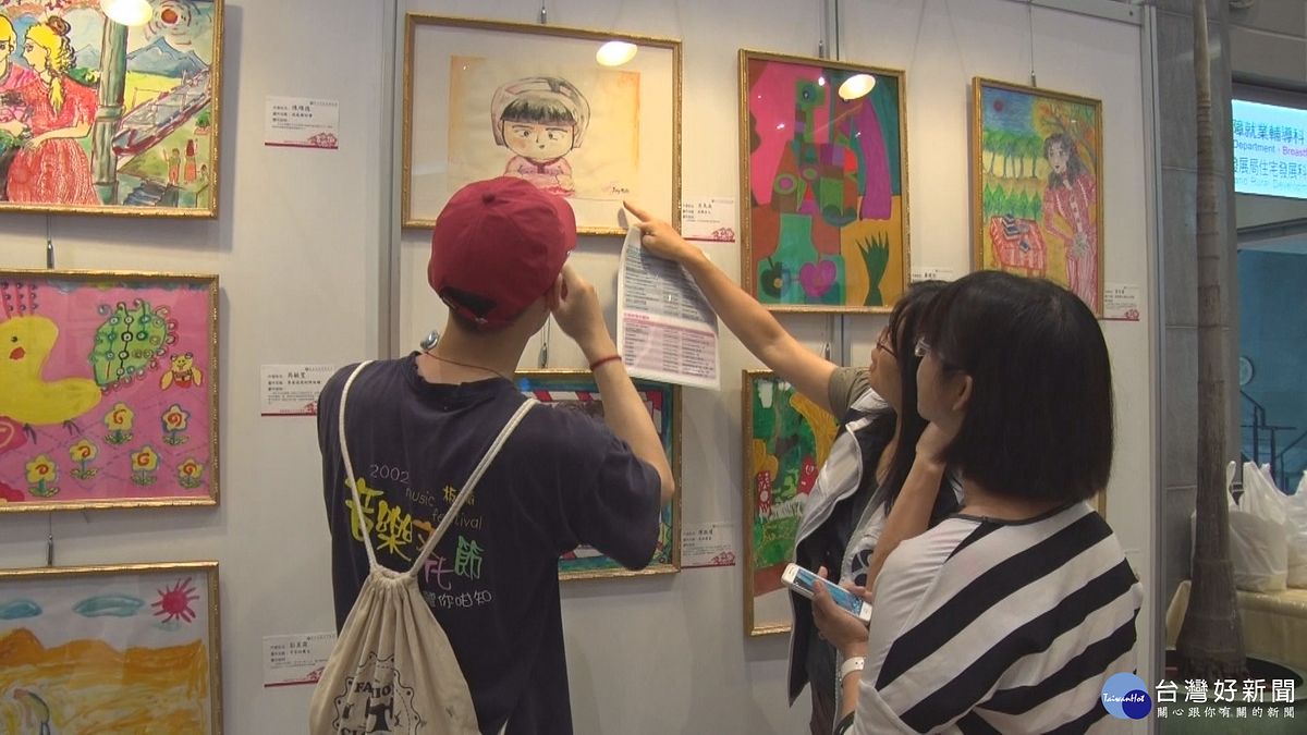 新北精神康復之友畫展 畫出自信與感謝 新北精神康復之友畫展 畫出自信與感謝