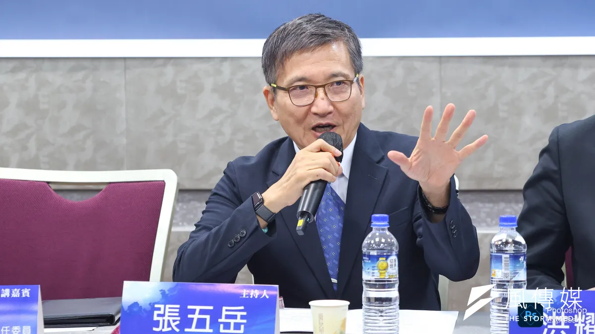 淡江大學兩岸關係研究中心主任張五岳表示,這次洪申翰訪問北京要說是兩岸關係重大突破,恐怕過度解讀了。(顏麟宇攝)