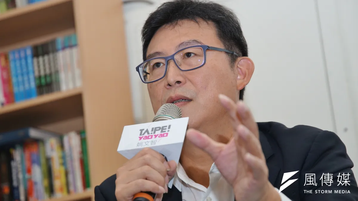 台北市長參選人姚文智(檔案照.盧逸峰攝)