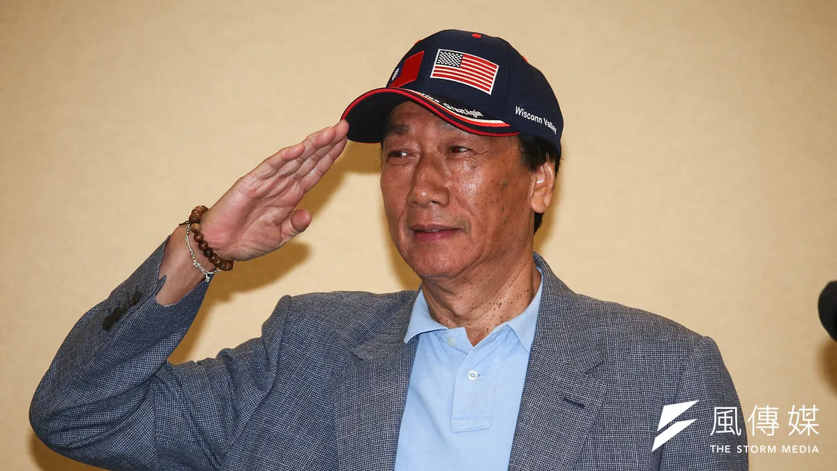 鴻海集團董事長郭台銘日前提出兩個中國說,國台辦今天回應了。(資料照片,蔡親傑攝)