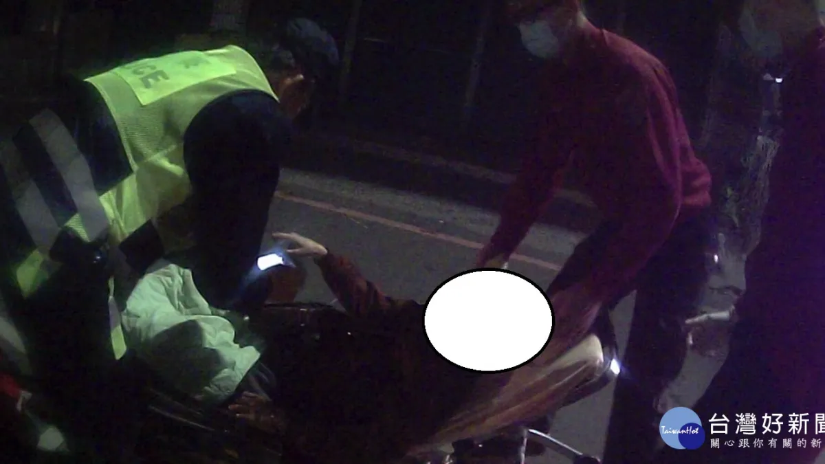 台北不是我的家!老翁返鄉途中昏倒 警火速救援