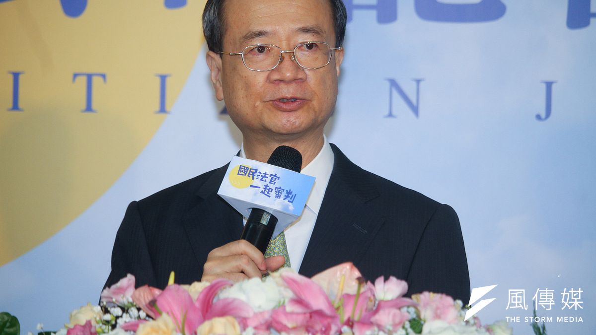 司法院長許宗力聲明,對富商翁茂鍾牽扯出的司法官風紀案,絕對不護短。(蔡親傑攝) 司法院長許宗力聲明,對富商翁茂鍾牽扯出的司法官風紀案,絕對不護短。(蔡親傑攝)