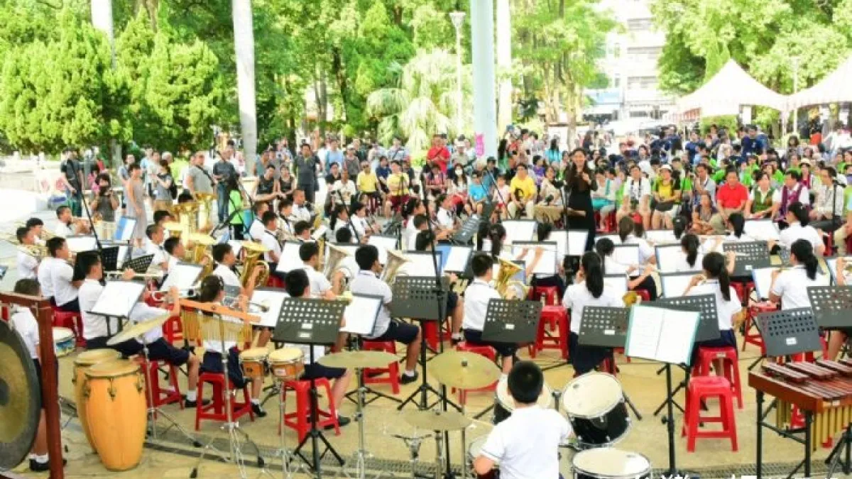台灣國際管樂節 9地區表演團隊演出