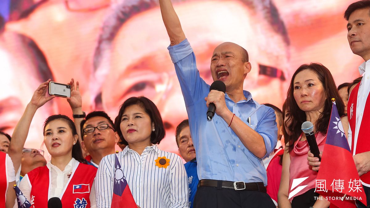 高雄市長韓國瑜1日出席凱道「決戰2020,贏回台灣」全國團結造勢大會。(資料照,顏麟宇攝) 高雄市長韓國瑜1日出席凱道「決戰2020,贏回台灣」全國團結造勢大會。(資料照,顏麟宇攝)