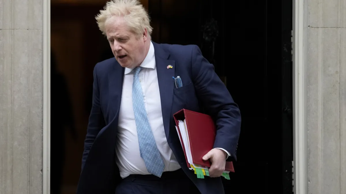 英國首相強森(Boris Johnson)(AP)