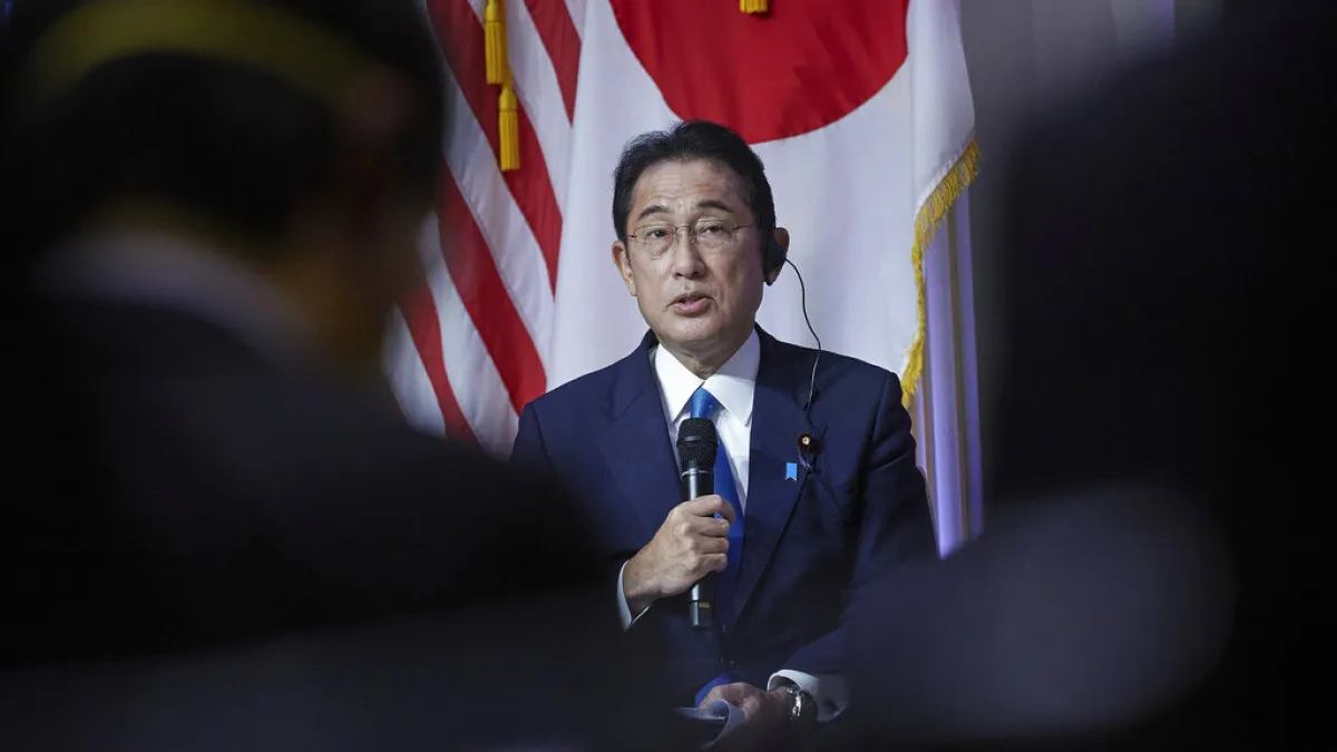 日本首相岸田文雄。(美聯社)