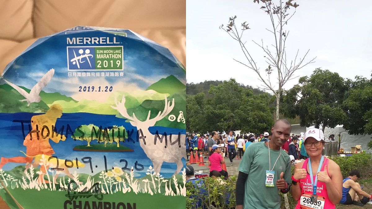 馬拉松比賽因武漢肺炎疫情取消、停辦,許多人的跑步行事曆要重新安排,這許多人包括來自肯亞的湯姆(Thomas Muli)。(圖/謝幸吟提供) 馬拉松比賽因武漢肺炎疫情取消、停辦,許多人的跑步行事曆要重新安排,這許多人包括來自肯亞的湯姆(Thomas Muli)。(圖/謝幸吟提供)