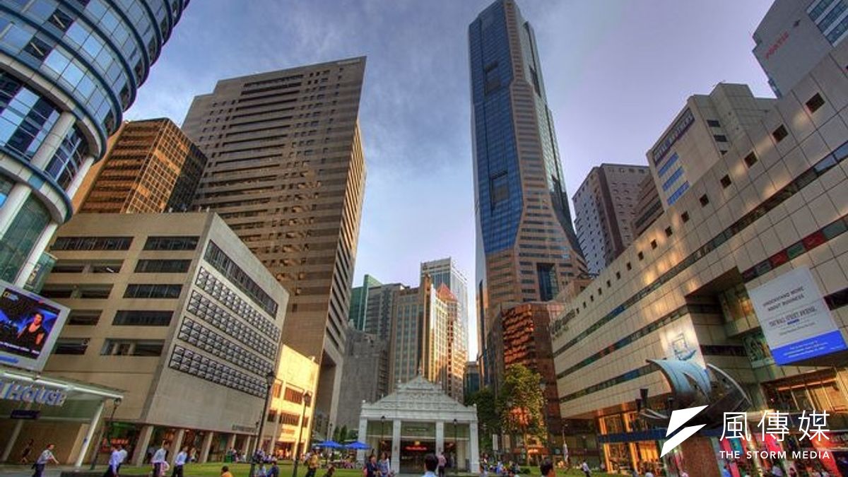 新加坡商業重鎮萊佛士坊(維基百科) 新加坡商業重鎮萊佛士坊(維基百科)