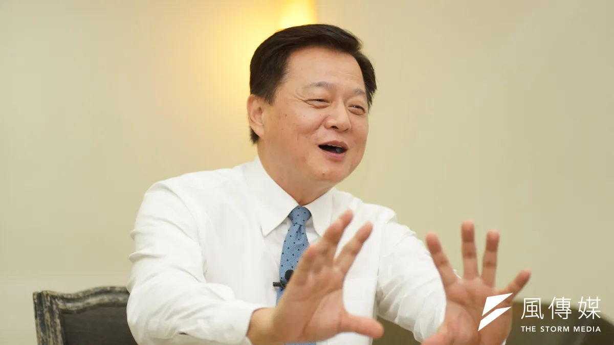 前台北縣長周錫瑋(見圖)23日接受《風傳媒》專訪表示,台北市長柯文哲參選對民進黨很傷,前鴻海董事長郭台銘脫黨則是沒有正當性。(盧逸峰攝)