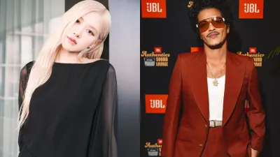 BLACKPINK Rosé、火星人布魯諾傳出加盟中國綜藝《歌手2024》。(圖/翻攝自IG、X)
