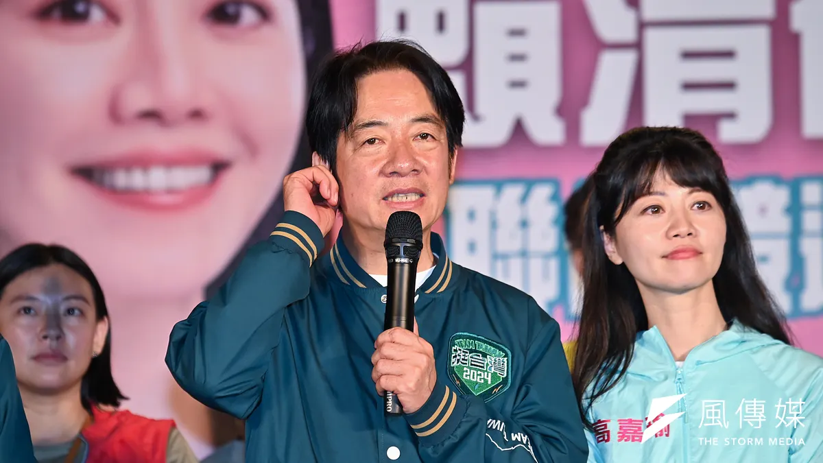 筆者指出,據《美麗島電子報》公佈最新民調指出,在三角督情況下,民進黨總統參選人賴清德支持度33.7%,較上個月減少6.3個百分點。(資料照,陳昱凱攝)