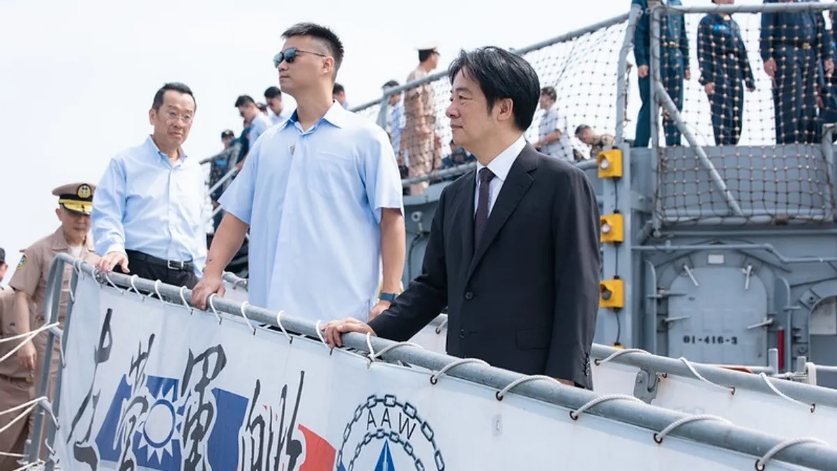 頼清徳総統が「海強操演」を視察。(写真/総統府公式サイト) 頼清徳総統が「海強操演」を視察。(写真/総統府公式サイト)