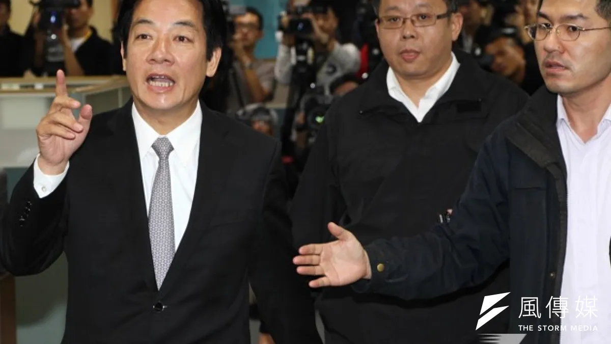 台南市長賴清德接受專訪批評國民黨「以黨領政」,混亂憲政體制。國民黨發言人陳以信26日反批,賴清德抵制台南市議會的作為,才是紊亂憲政體制的最壞示範。(葉信菉攝)