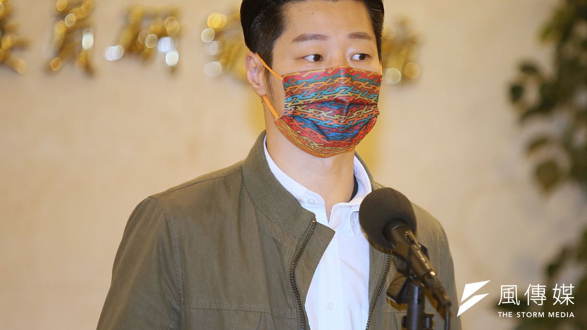 20220110-立委林昶佐10日在立院舉行記者會受訪。(柯承惠攝) 20220110-立委林昶佐10日在立院舉行記者會受訪。(柯承惠攝)